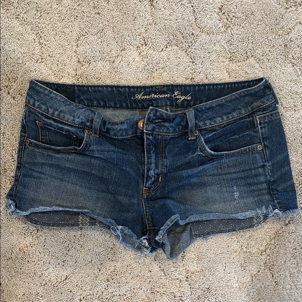 American Eagle Outfitters Women's Blue Denim Shorts